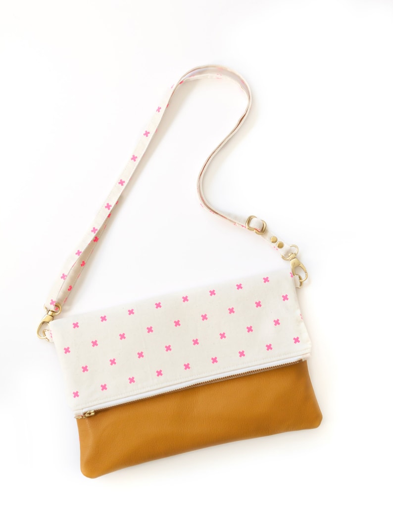 Foldover Clutch and Crossbody Bag PDF Sewing Pattern Etsy