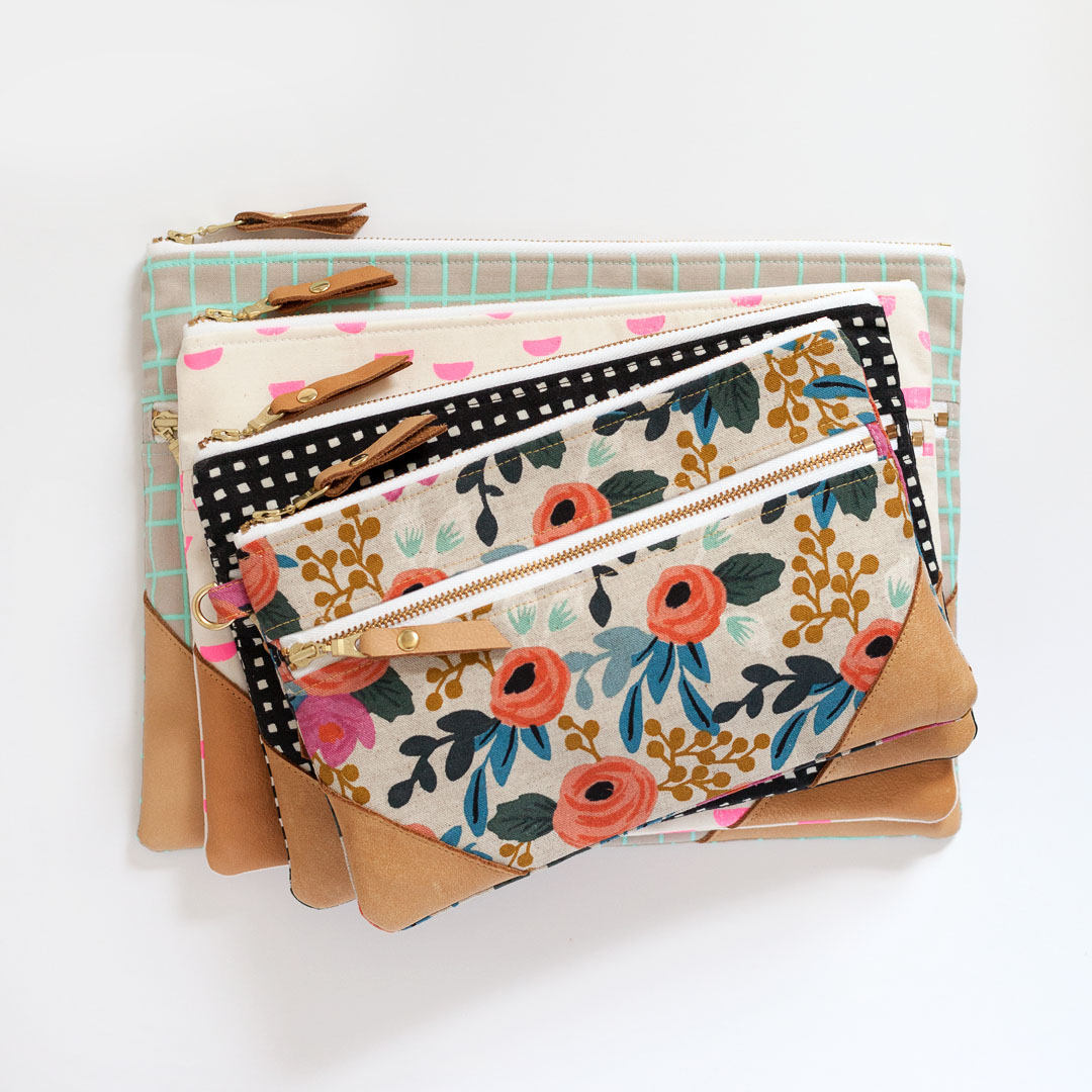 double zipper wallet pattern