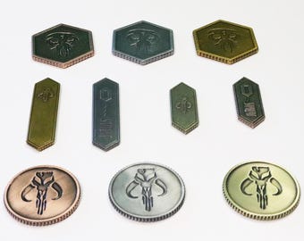 Underworld Coin Set (10)  // Collector's Phase 3 Coin Set // Star Wars Game Tokens