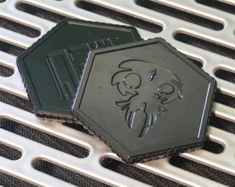 Death Mark Coin // Metal Sabacc Game Token