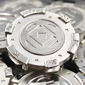 Sabacc Tax Chips - Silver // Metal Kessel Sabacc Game Token // As seen in SW: Outlaws