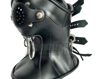 Steampunk Neck Leather Corset Collar Posture – Gothic Steampunk Posture Choker – Handmade Neck Premium Leather Corset – Custom Made