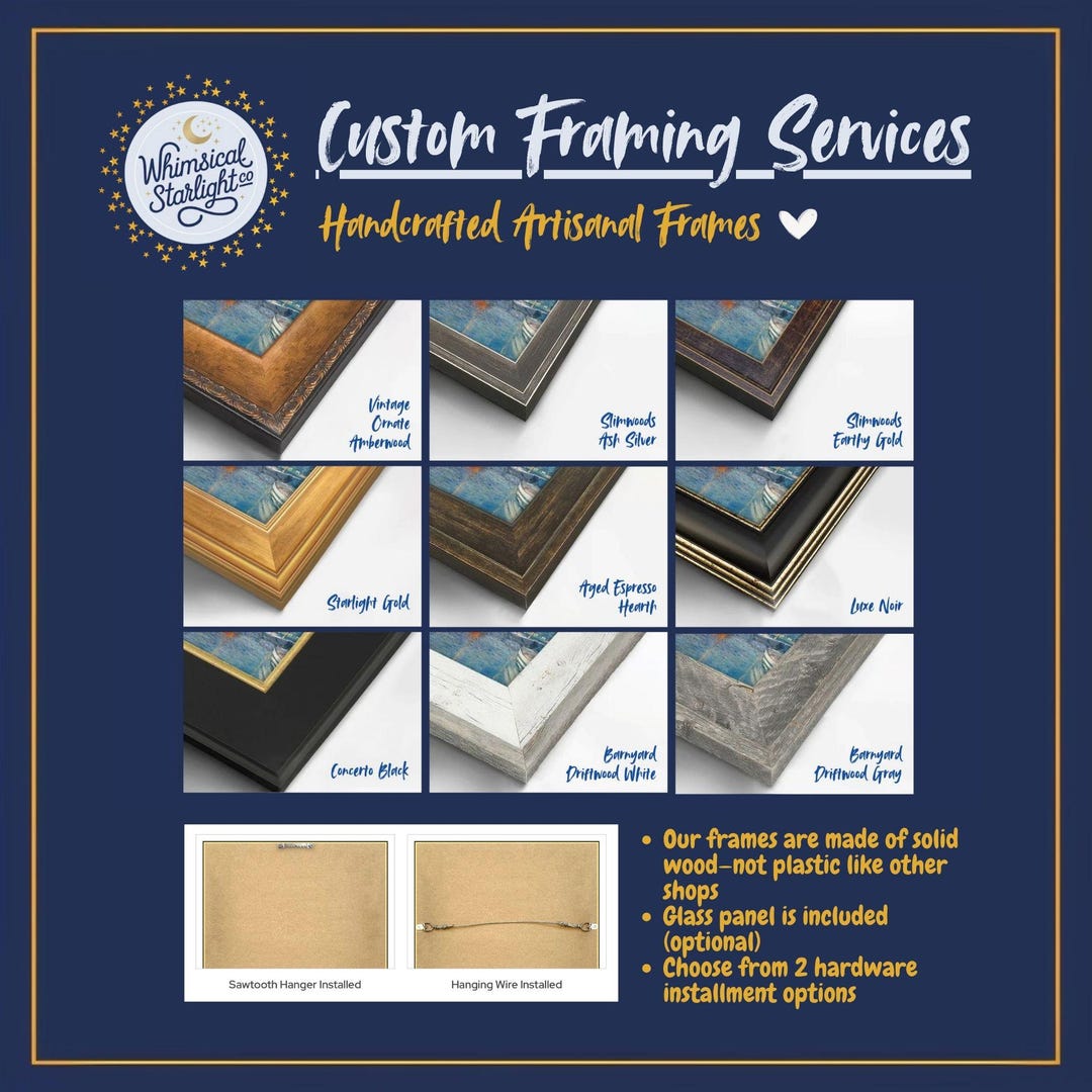 All Sizes Custom Framing Service, Made-to-measure Any Size Photo ...