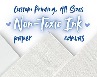 Any Size Custom Cut Paper/Canvas Printing With Non-Toxic Ink Use Your Own Photo Image Painting Personalized All Sizes Matte Wall Art Poster