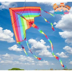 Fliegen Sie bunte Regenbogen Drachen Spiele im Freien Spaß Sport Strand Kinder Kinderspielzeug für draußen Drachen