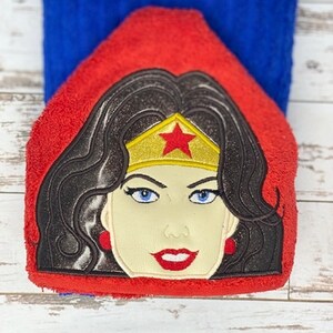 Wonder woman hooded towel sale