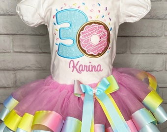 donut party dress Donut Party Dress, Sprinkles Fabric, Handmade Cotton Dress