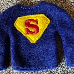Superheld Elfen Kleidung, Elfen Dress Up, Puppenkostüm, Elfen Pullover, Weihnachtself, Elfen Requisiten