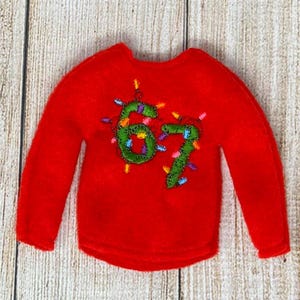 6 7 Christmas Lights Elf Costume, Doll Elf Clothing, Christmas Elf, Elf Props