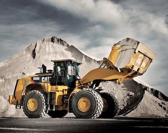 Panel de tela para cargador de equipos CAT, 45" x 36", tela de algodón para equipos CAT (pieza rara).