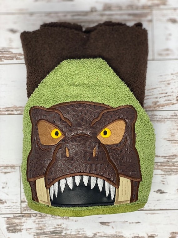 Dinosaur hooded bath towel hotsell