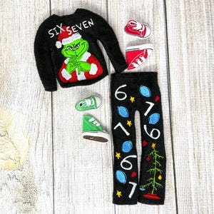 6 7 Elf Costume, Doll Clothing, Christmas Elf, Elf Props, Elf Masks