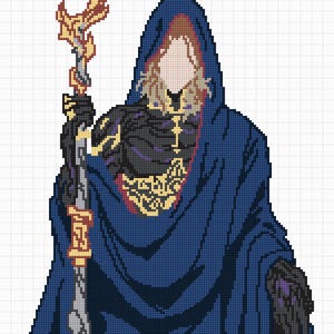 Arcane Viktor Herald Cross Stitch Pattern