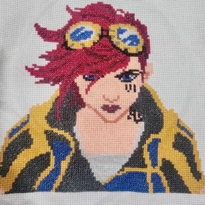 Modèle de point de croix Arcane Vi