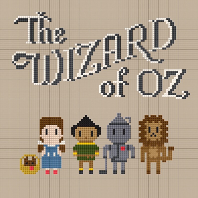 The Wizard of Oz Cross Stitch Pattern - Etsy