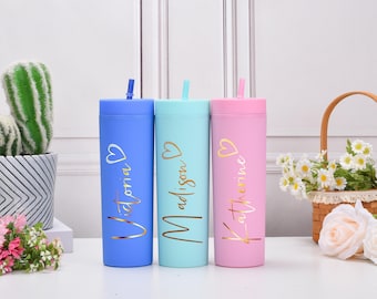 Copo personalizado para madrinha de casamento: lembrancinha para despedida de solteira