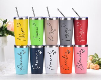 Personalized 20oz Tumbler: Engraved Stainless Steel Travel Mug