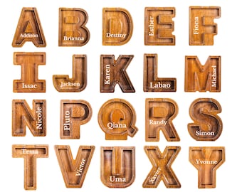 Gepersonaliseerde brievenbank, gepersonaliseerde jongensspaarpot, hout cadeau voor kinderen, neutraal babyshowercadeau, decor jongenskamer, houten spaarpot