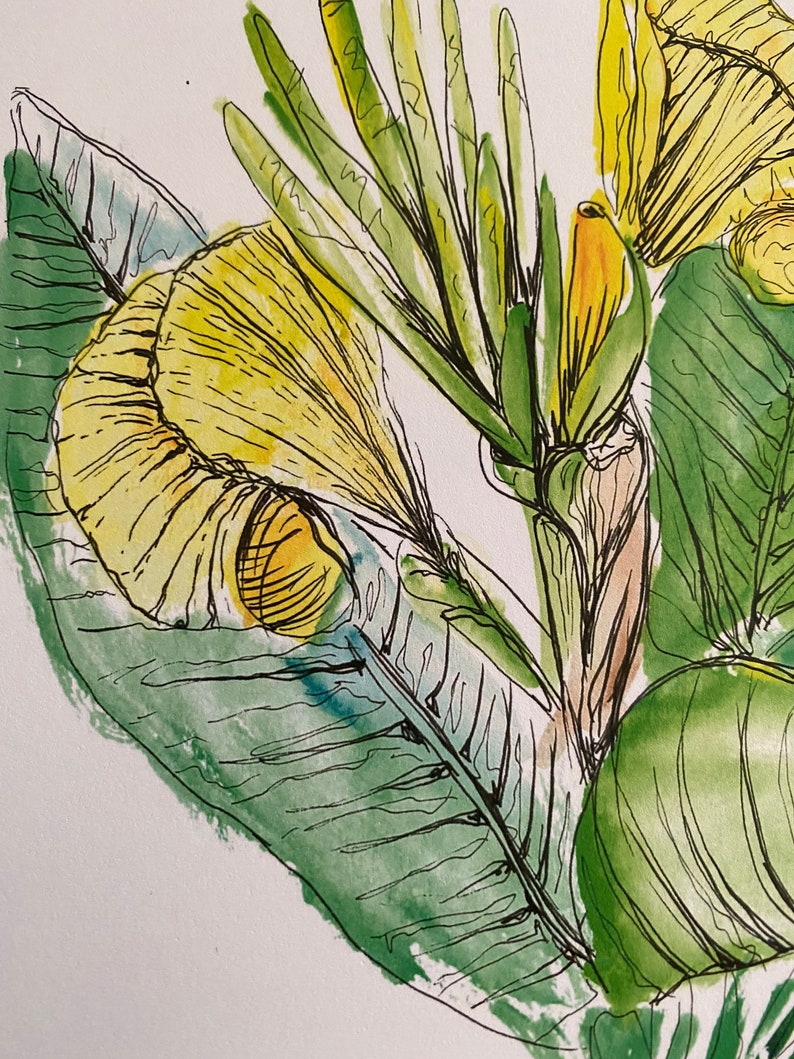 Yellow Canna Lily Print image 1