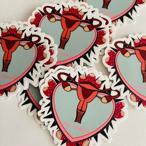 ProbChoice heart vinyl stickers. image 2