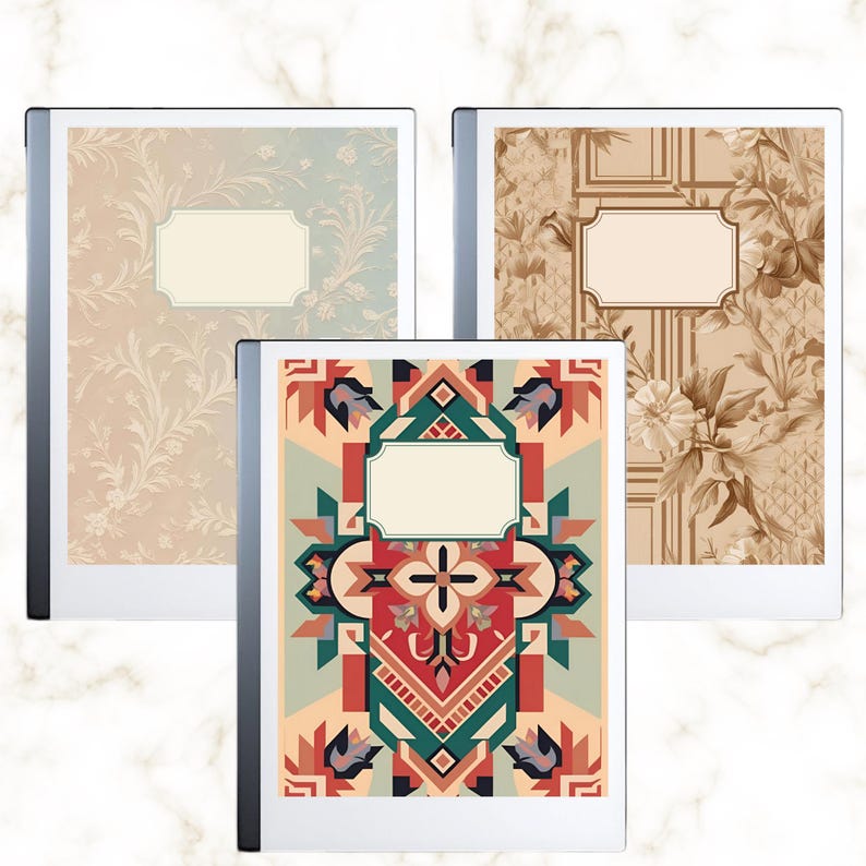 Notebook Cover for Remarkable Paper Pro: Classic Pattern Bundle (PDF ...