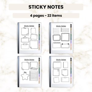 Shapes - Sticky Notes to Trace for Remarkable Paper Pro - Create ...