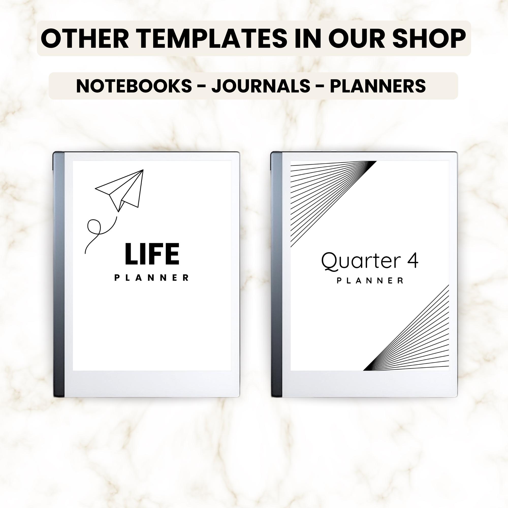 ReMarkable Paper Pro 用 2025 年カレンダー – ハイパーリンク付き