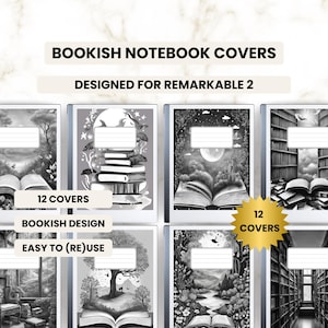 Bookish Notebook Cover für reMarkable 2 (PDF)