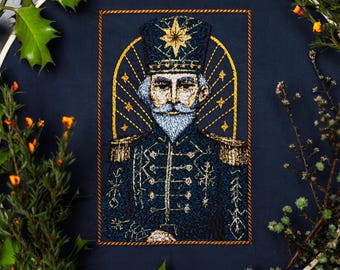 Nutcracker Soldier - Christmas Machine Embroidery