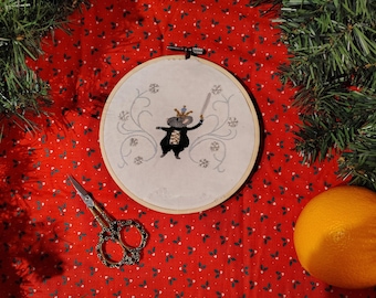 Nutcracker Mouse King Embroidery Pattern