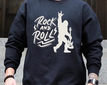 Rock And Roll T-Shirt, Vintage Music Band Shirt, Guitar Player Shirt, Funny Rock Shirt, Gift For Him, Gift For Her, Rock Band Shirt