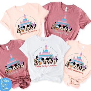 Disney 2025 Family Vacation Shirts, Mickey Castle 2025 Shirts, Disneyland Family Trip Shirt, Custom Mickey Trip Shirt