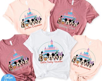 Custom Disney Family Vacation Shirt, Mickey Castle Trip 2026