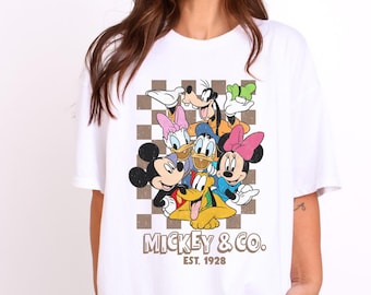 Mickey & Co T Shirt, Mickey and Co. est. 1928 Shirt, Unisex Tee, Mickey And Friends Shirt, Disney Shirts, Disney Trip Shirt