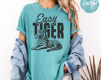 Easy Tiger Comfort Colors T-Shirt: Vintage Graphic Tee