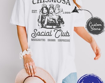 Chismosa Social Club Shirt Latina Chisme Tee Mexicana Gift Latinx Funny Tshirt Hispanic Trendy Latina Clothes Mexican Fashion Tee Cafecito