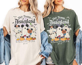Vintage Walt Disney Disneyland Est 1955 Shirt, Disneyworld Shirt, Disney Family Vacation 2025 Shirt, Disney Trip Tee, Disney Group Shirt