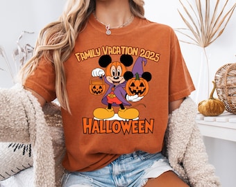 Comfort Colors® Disney Halloween Shirt, Disney Shirt, Halloween Matching Shirts, Halloween Shirt, Disney Matching Shirts, Disney Trip Shirts