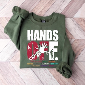Hands Off Protest Sweatshirt, Political Hands Off Protest Sweatshirt and Hoodie, Hands Off Medicaid Medicare Social Security