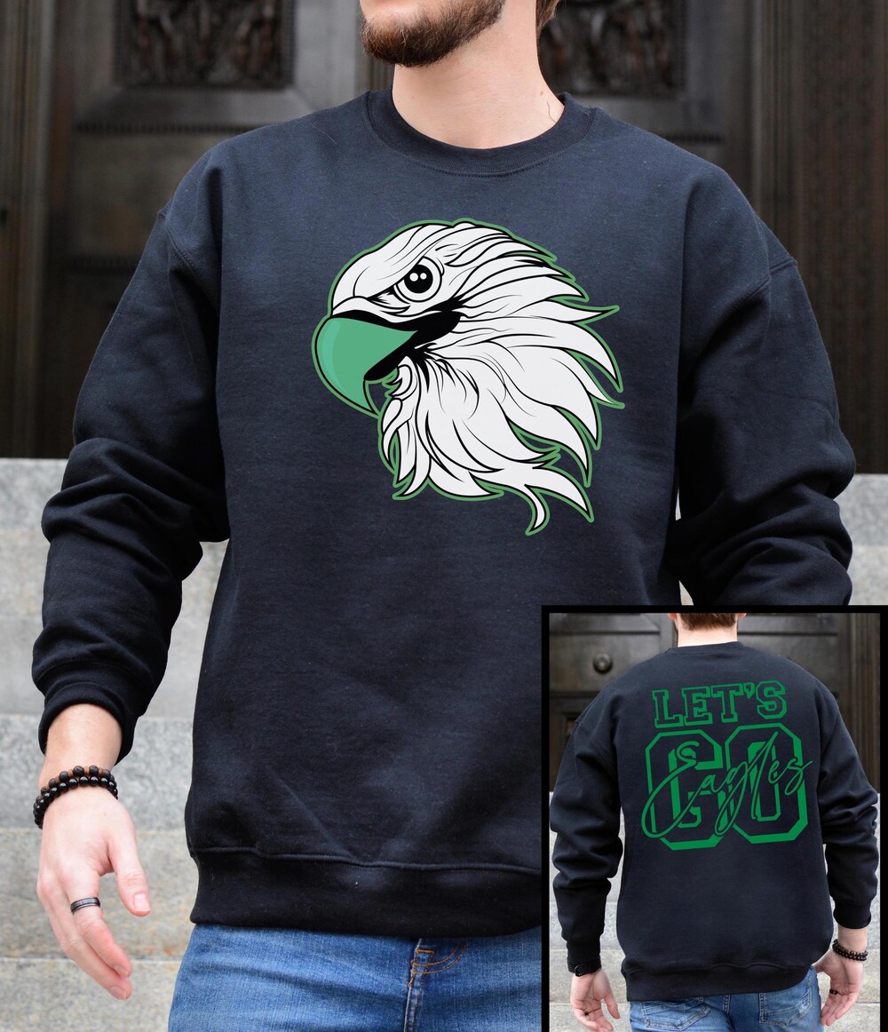 Philadelphia Football Sweatshirt, Eagles Football Sweatshirt, Philly Fan Gift, Eagles Fans Gifts, Gameday Sweatshirte, Funny Footbal Shirt Tshirtbazaar Fans