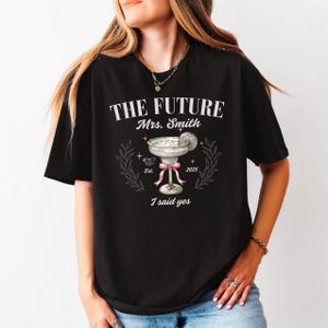 Future Mrs Shirt, Custom Bride Shirt, Engagement Gift, Bride to Be Gift, Fiance Gift For Her, Engaged Shirt, Engagement Party