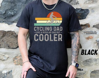 Comfort Colors® Dad Vintage Bicycle Shirt | Cycling Shirt | Dads gift Bicycle | Daddy Bicycle Tshirt | Dad Day 2025 | Fathers Day Clothes