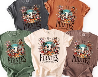Yo Ho Yo Ho A Pirate's Life For Me, Disney Pirates of, Caribbean T-Shirt, Mickey and Minnie Disney Cruise T-Shirt, Disney Pirate Cruise