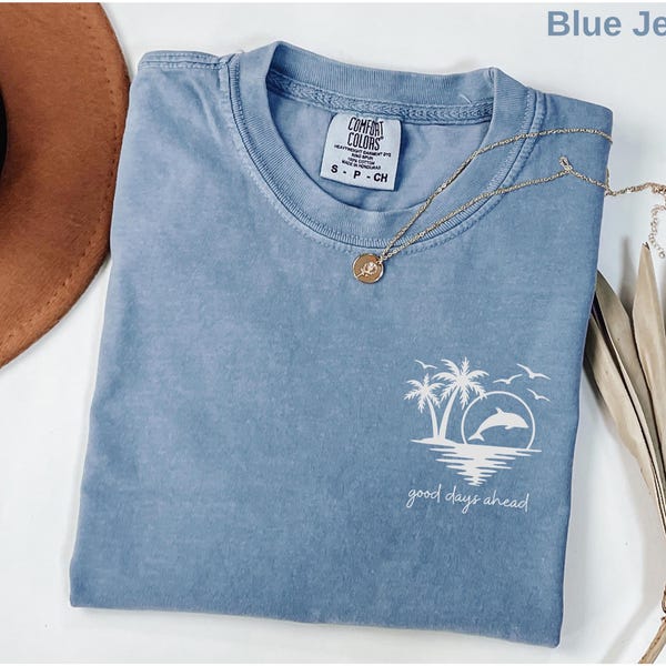 Camisa de verano Comfort Colors®, camisas de playa, camisas lindas, camiseta de mujer, camiseta de vacaciones, ropa linda de verano, camisas de vacaciones, camisetas de mujer