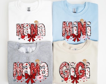 Personalized Gigi Sweatshirt, Gigi With Grandkids Names Crewneck, Gift For New Gigi, Custom sweatshirt, Gift for grandma, ,Grandmother Gif