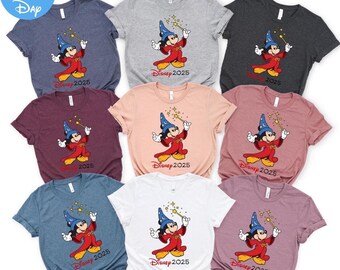Personalized Disney Trip Shirts, Disneyland Shirts, Disney Vacation Shirt, Disney Family Matching Shirt, Magical Castle Shirt, Disney 2025