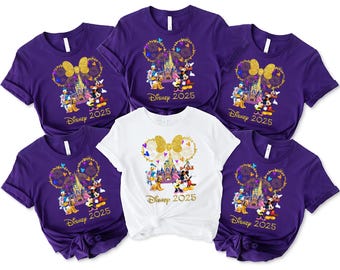 Disneyworld Family Trip Shirt, Disney Family Vacation Shirt, Personalized Family Matching Shirt, Disney Custom Minnie & Mickey Shirt