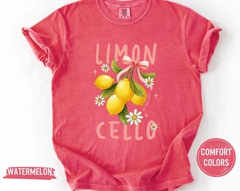 Limoncello Shirt, Lemon Shirt, Amalfi Coast, Italy TShirt, Vacation T-Shirt, Preppy Shirt, Lemons Tee, Cocktail T Shirt, Retro Graphic Tee