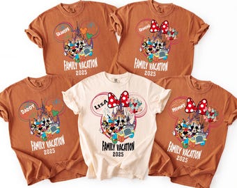Disney 2026 Comfort Colors® Shirts, Disneyworld Shirts, Disney Vacation T-shirt, Disney Couple Shirt, Disney Trip Shirts, Disney Trip 2025