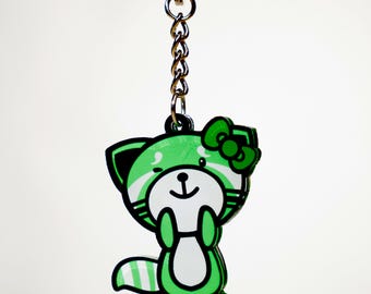 Kiss Land Acrylic Keychain - Oxcy Kitty XO - Etsy